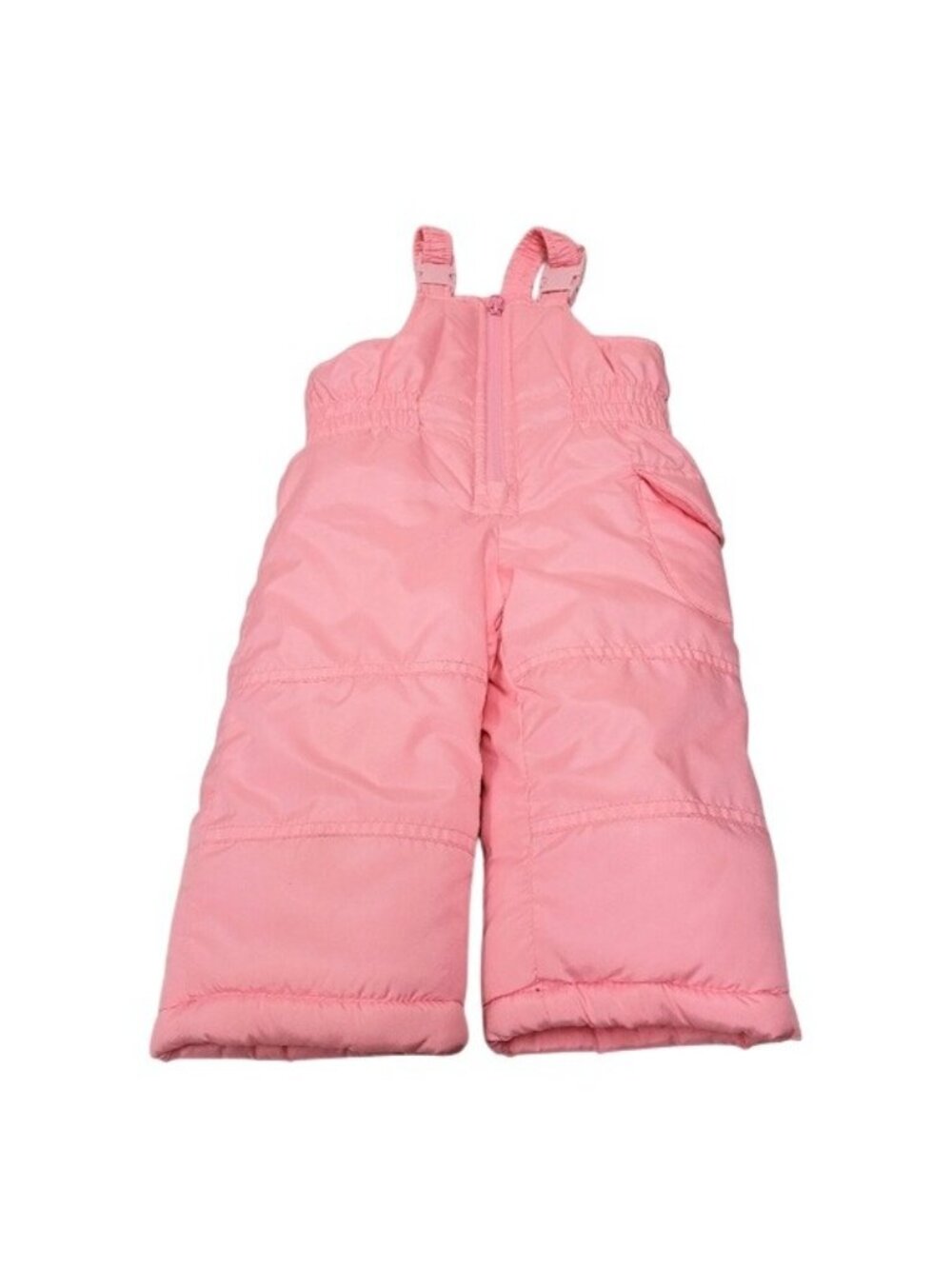 Carters Pink Snow Suit Overalls Ski Bib Girls Size 12 Months